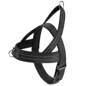SQMETR Kẹp phía trước Dây Dắt Chó Không  Nylon Thiết kế phản chiếu Dây Dắt Chó Phản Quang Bền bỉ Bảo mật có thể điều chỉnh Dây Dắt Thú Cưng Chó cỡ trung bình lớn