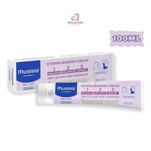 Kem làm dịu và ngăn ngừa hăm tã cho bé Mustela 0M+ kem dưỡng da mềm mại cho trẻ - Monnie Kids
