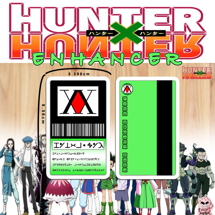 hunter x hunter licensed card NEN enhancer collectibles ATM size card