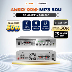 [HCM]Amply loa phóng thanh công suất 50W chính hãng ORIS 50U Amply phóng cho ra âm thanh chính xác - oris MP3-50U