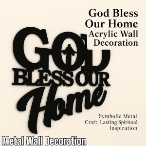 【May All Your Wishes Come True Wrought】 Iron Cutting Craft Metal Wall Art Decoration Wall Metal Decor Home Decoration