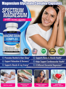 Highly absorbable magnesium capsules Fitness promotes muscle building Relieve stress Improve sleep magnesium tablets Nutrients that relieve anxiety and help you sleep