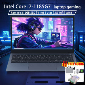 [Baru] Laptop ganing Core i7-1185G7H RAM 16G+512GB SSD Grafis Intel UHD Layar definisi tinggi 156 WIN11 Laptop Gaming/Pengeditan/Desain Besar garansi satu tahun