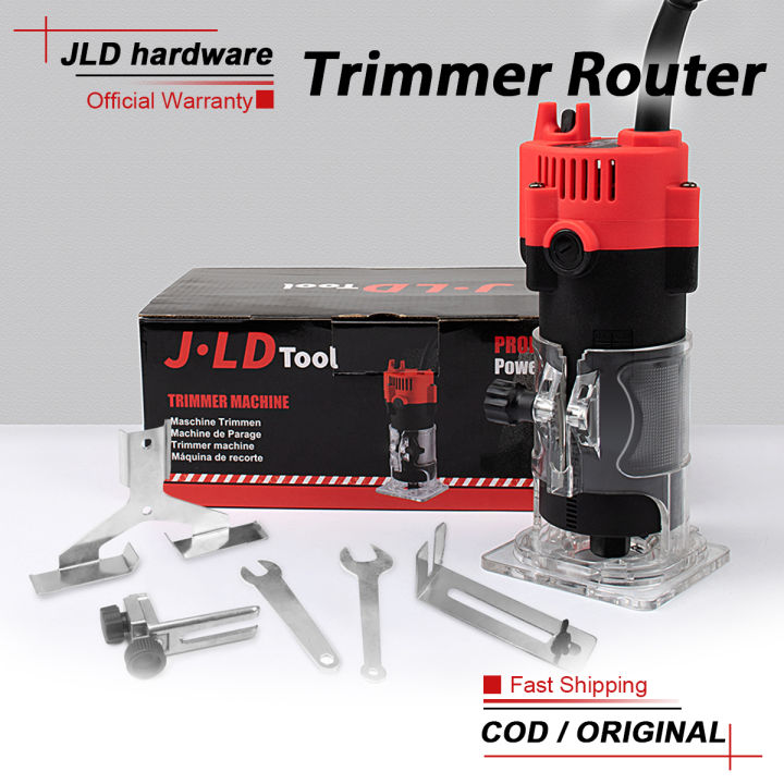 JLD Wood Trimmer Router Electric Transparent Base Curve Woodworking ...
