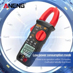 ANENG ST182 ดิจิตอลแคล้มป์มิเตอร์ วัดกระแสไฟฟ้าสลับ AC แรงดันไฟฟ้า AC/DC ความต้านทาน คาปาซิเตอร์ วัดความถี่ วัดอูนูหภูมิ ความต่อเนื่องทางไฟฟ้า