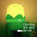 Đèn ngủ 1W ánh sáng trắng dịu nhẹ cảm ứng tắt mở tự động - Đèn ngủ cute - Đèn ngủ dễ thương - Đèn led siêu sáng giá rẻ tiết kiệm điện - Đèn ngủ led đẹp. 