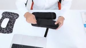 Armrest pad Slow Rebound Memory Foam Armrest Cushion Pad Chair Mat Elbow Rest Cover Durable
