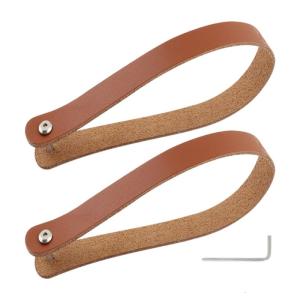 2 cái dây kéo da cho xe đạp Xe đạp gấp tàu sân bay khối xe đạp tàu sân bay khối kéo vành đai xử lý phụ kiện xe đạp