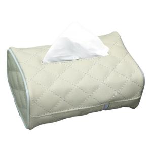 Elegant Car Tissue Holders PU Leather Large Capacity Tissue Box Designed for Easy Installation & Maximums Capacity