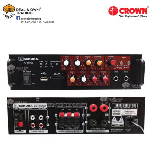 Sakura AV-993UB 5 Channel USB Karaoke Amplifier (Black)