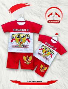 setelan baju anak INDONESIA 17 AGUSTUS Untuk usia 2-10 tahun