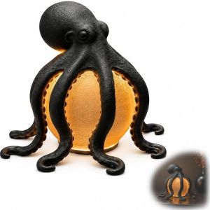 Octopus Table Lamp Warm Ambient Light USB Powered Decorative Statement Piece