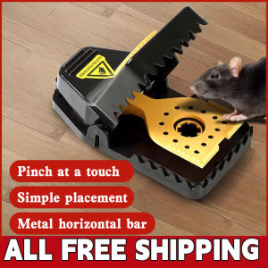 Free Shipping Upgraded Large Mouse Rat Traps Plastic Mouse Trap Mouse Cage Household Mouse Trap Sticky Mouse Board Mouse Exterminate Useful Tools Upgraded Mouse Rat Traps High Sensitive Snap Big Size Plastic Mouse Trap Reusable Rodent Catcher
