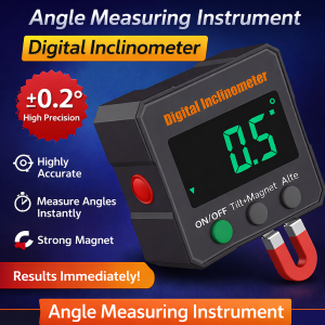 Digital Magnetic Level Angle Finder Strong Magnet Digital Display Precision Measurements Construction DIY Measuring Tool