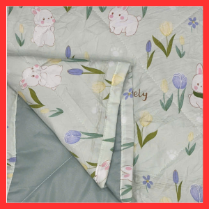 Chăn Hè Cotton Đũi Hàn Quốc 1m7x2m – Mền Đắp Siêu Mát Họa Tiết Dễ Thương Chống Nóng Mùa Hè