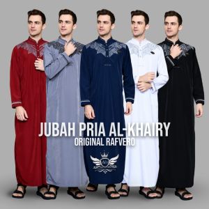 Hijjaz Store - Gamis Pria Jubah Muslim - Jubah Pria Muslim - Gamis Laki Laki - Jubah Bordir Exclusive Mewah - Baju Gamis Pria - Jubah Pria
