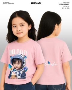 Deliwafa - Oversize T-shirt Deliwafa KIDS Ice Cream