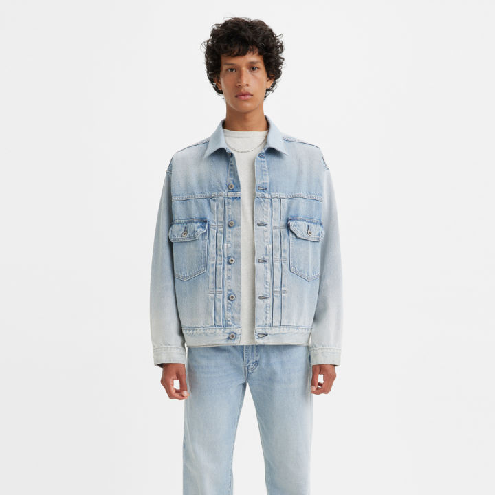 เสื้อแจ็คเก็ตยีนส์ Levis® Made And Crafted® Mens Oversized Type Ii Trucker Jacket Th 4527