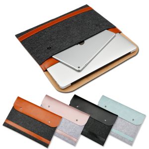 Notebook Protective Case for Macbook Air 12 13 inch Cover Retina Pro 13 15 inch - Fashion Laptop Sleeve Leather Bag - Multiple Sizes Available