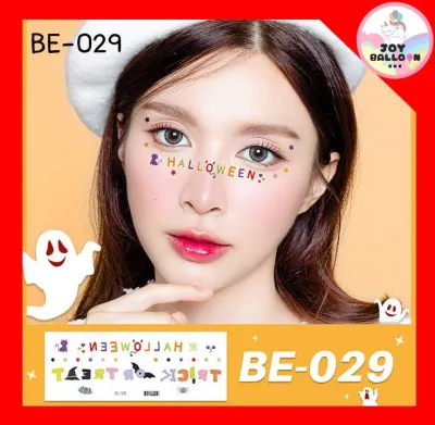 สติ๊กเกอร์ฮาโลวีน สติ๊กเกอร์รอยสัก Tattoo Halloween แทดทูฮาโลวีน สติ๊กเกอร์ ตกแต่งฮาโลวีน พร้อบถ่ายรูป