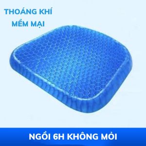 Đệm Ngồi 3D Êm Ái Dễ Chịu Đệm Kê Mông Gel Tổ Ong Lót Ghế Ngồi Văn Phòng Làm ViệcGhế Trên Ô Tô Mystore247