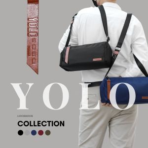 Louis Montini (YOLO) กระเป๋าสะพายข้าง ผู้ชาย Nylon Shoulder Bag BSD09