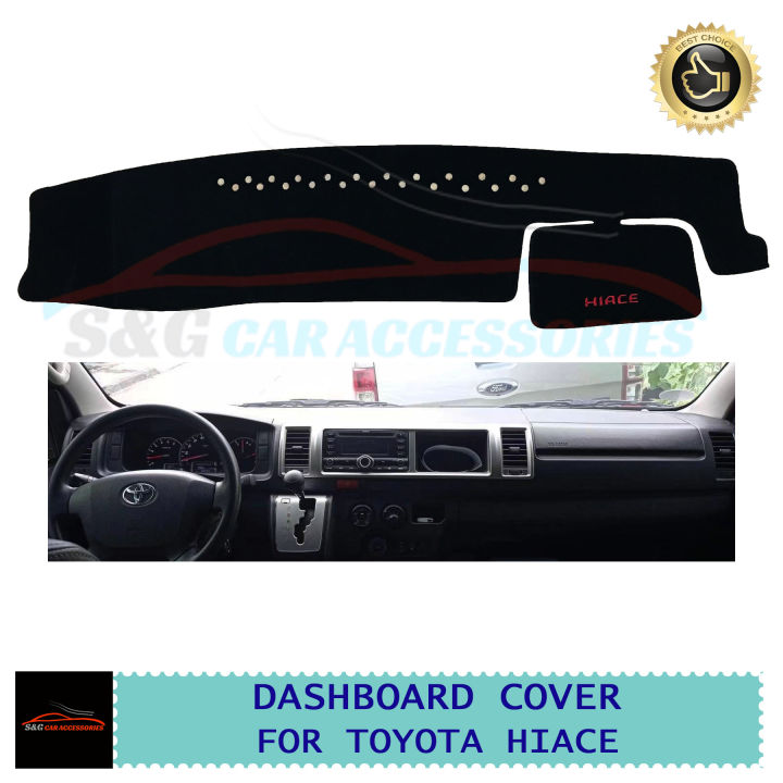 Toyota HiAce Hi-Ace GL Grandia 2007, 2008, 2009, 2010, 2011, 2012, 2013,  2014, 2015, 2016, 2017, 2018 High Quality Non-Slip Dashboard Cover  Dashboard