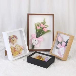 Wood Shadow Box Frame Deep 3d Photo Frame Depth 3cm Specimens Holder Pefect for Dried Flower Picture Shell Insect DIY Home Decor2026