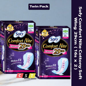 Sofy Comfort Nite Cottony Soft Wing 29cm (16S X 2)