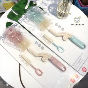 Cọ Rửa Bình Sữa 2 Chi Tiết Moonship Cao Cấp An Toàn Cho Bé Trùm Sỉ Gia Thành