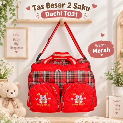 Tas Besar Tas Dua saku - Tas Untuk Perlengkapan Bayi (T031)