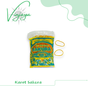 Karet gelang kuning cap sakura 100 gram