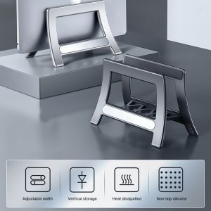 PC Laptop Stand Gravity Adjustment Portable Vertical Adjustable Notebook Mount Support Base Holder for MacBook iPad Samsung2026