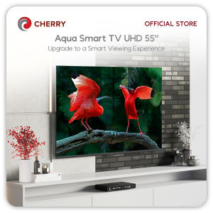 CHERRY Aqua Smart TV 4K UHD 55" with Wall Mount