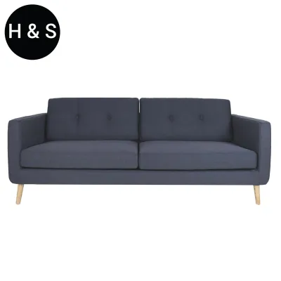 [SG OPEN BOX SALE] Premium Quality 3 Seater Sofa Fabric Sofa Scandinavian Inspired Design | High Quality | Bedroom | Compact | Living Room | Fabric Sofa Bed | High-End | Comfortable | Durable | Designer | Luxury | HomeAndStyle | Home And Style