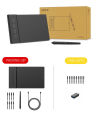 VEIKK VK430 เมาส์ปากกา 4X3นิ้ว,พกพาได้บางเฉียบ OSU!  แท็บเล็ตวาดรูปดิจิตอลแท็บเล็ต,แท็บเล็ตวาดรูปดิจิตอลสไตลัสไร้แบตเตอรี่8192และคีย์ด่วนปรับแต่งได้4ปุ่มสำหรับ Windows, Mac. 