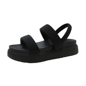 [Free Shipping] Casual Sandals For Women New Summer Styles Open-Toe Simple Design Thick-Soled Suitable For Outdoor Wear Beach Sandals