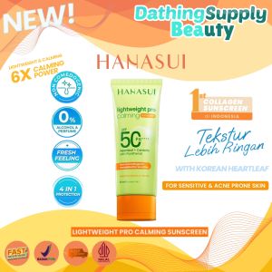 Hanasui Lightweight Pro Calming Sunscreen SPF 50 - Sunscreen Kulit Sensitif & Jerawat - Non Comedogenic 0% Alcohol