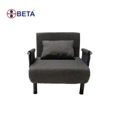 Sofabed Single Lipat Kursi Lipat Kursi Santai Minimalis Dengan Storage Dark Grey Dennis Single dan Dennis Double