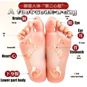 30PCS Ginger Foot Soak Foot Spa Natural Mugwort Herbr Detox Foot Bath Bag Spa Relax Improve sleep