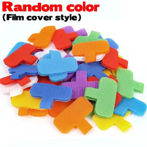 Dizoey 10/200x Color Random Cable Labels Self Adhesive Cable Labels Management Organizer Tag for Home Wire Tags Tear Resistant Supplies