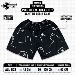 CUCI GUDANG CELANA BOXER UKURAN JUMBO PRIA DEWASA MOTIF ELEKTRON KEKINIAN