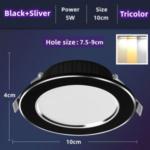 【BUY 1 TAKE 1】Tricolor 5W 2.5 Inch LED Pin Light Ceiling Light LED Down Light For Bedroom Living Room