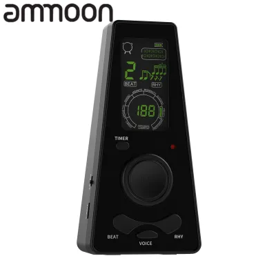 Electronic Digital Metronome with Timer Universal Electronic Metronome with Volume and Beat Speed Control Battery or USB Cable Powered for Guitar Piano Violin Drum