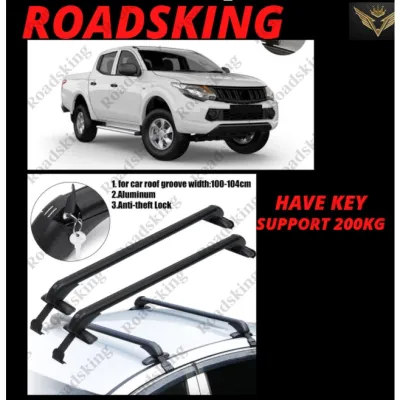 [ SUPPORT 200KG 1 SET 2PCS ] MITSUBISHI TRITON ROOF RACK LUGGAGE HIGHT QUALITY 4X4