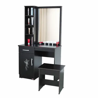 Lunar MR 525 Walnut Meja Rias Kaca Besar - Khusus Jabodetabek