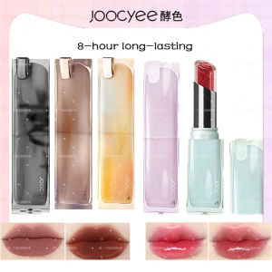 JOOCYEE Crystal Ice Lipstick Solid Moisturizing Lipgloss Long-lasting Non-stick Cup Jelly Lip Glaze Natural Nude Color2026
