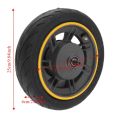 VJDA 10 Inch Electric Scooter Front Wheel Rubber 60/70-6.5 Replacement Front Wheel Durable Heavy Duty Scooter Front Wheel for Ninebot Max G30 Replacement Parts. 