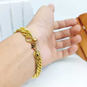 Terlaris Kalung Emas 24k Rantai/Kalung Fashion Pria-Wanita/Gelang Rantai Terbaru/Stile Korea Fashion