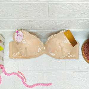 Push Up Bra Tally 909 Size 32-38 Cup A-B Pakai Kawat /BH Busa Tebal / Bra Double Busa Brokat Tally